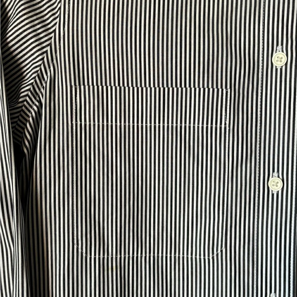 Everlane Shirt Midi Blue White Dress Long Sleeve Stripe Size XS - Picture 7 of 9